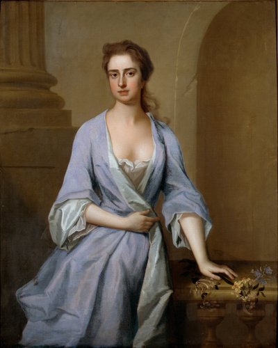 Portret van een dame door Michael Dahl