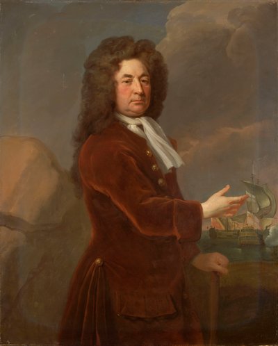 Vice-admiraal Sir William Whetstone (overleden 1711), laat 17e tot begin 18e eeuw door Michael Dahl