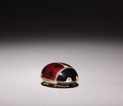 Lieveheersbeestje doos, firma van Peter Carl Fabergé door Michael Evlampievich Perkhin