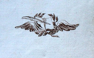 Tekening uit het plakboek van Michael Faraday door Michael Faraday