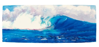 Blauwe Golf door Michael Frith