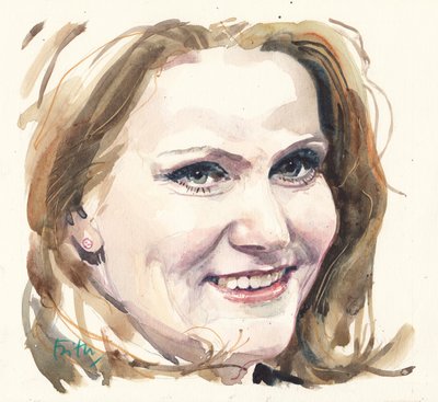 Helle Thorning-Schmidt door Michael Frith