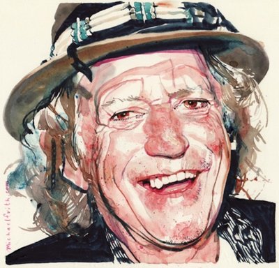 Keith Richards door Michael Frith