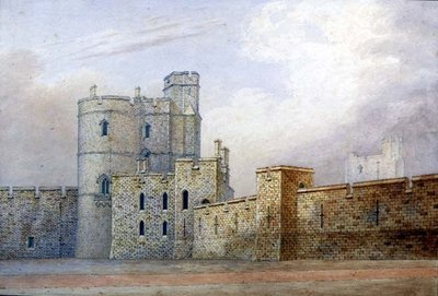 Windsor Castle, de Militaire Ridders Toren door Michael Gandy