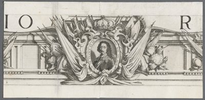 Het beleg van La Rochelle: Plaat 2, 1628-1630 door Michael Lasne