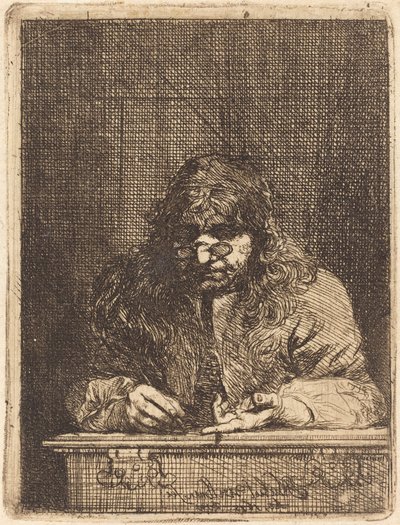 Zelfportret Tekening door Michael Lukas Leopold Willmann