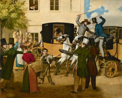 Het geschil met de koetsier door Michael Neder