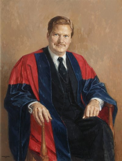 Keith Broadwell Griffin, President van Magdalen College door Michael Noakes