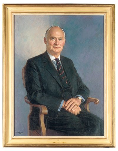 Portret van Henry Lambert, zittend door Michael Noakes