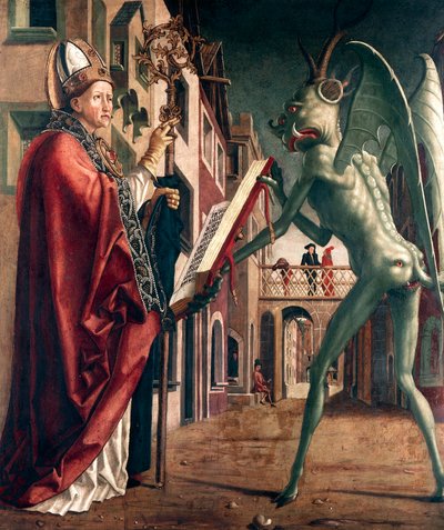 Sint Wolfgang en de Duivel, Leven van Sint Wolfgang door Michael Pacher