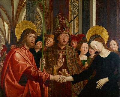 Huwelijk van Maria door Michael Pacher