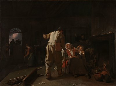 De zieken bezoeken door Michael Sweerts