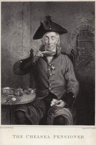 De Chelsea-pensionaris door Michael William Sharp