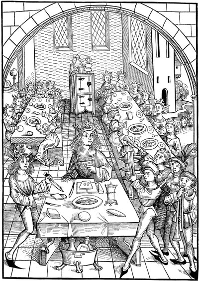 Illustratie voor het boek Schatzkammer, 1490-1491 door Michael Wolgemut