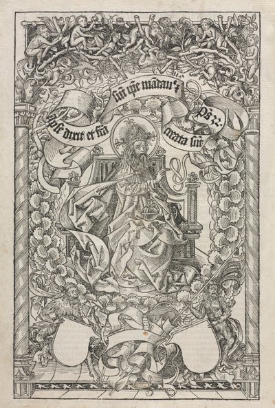 Neurenberg Kroniek: Het Embleem door Michael Wolgemut