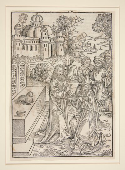 Pagina uit Stephan Fridolin, Der Schatzbehalter (Neurenberg: Anton Koberger, 1491) door Michael Wolgemut