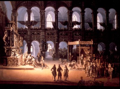De kroning van koning Christian V door Michael van Haven
