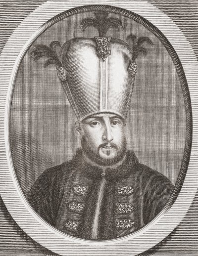 Ahmed III, Sultan van het Ottomaanse Rijk door Michael van der Gucht