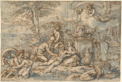 De zuivering van Aeneas door Michel Corneille