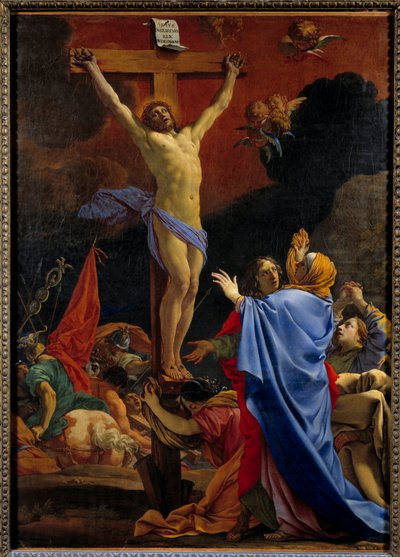 Christus aan het kruis. door Michel Dorigny
