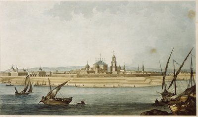 Tver (Rusland). Beschrijving van de neoklassieke stad door Michel Francois Damam Demartrait