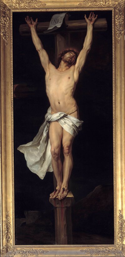 Christus aan het kruis door Michel Francois Dandre Bardon