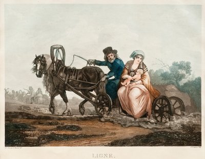 Slee rijden door Michel Francois Damam Demartrait