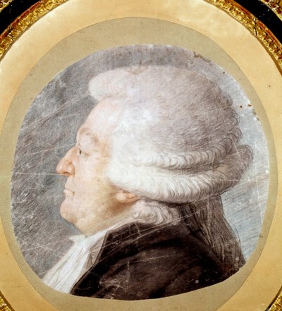 Portret van Honoré Gabriel Riqueti, graaf van Mirabeau (1749-1791) in het kostuum van afgevaardigde van de Derde Stand in 1789 door Michel Honore Bounieu