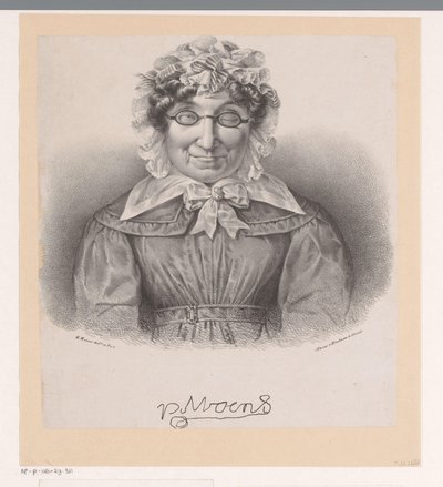 Portret van Petronella Moens door Michel Mourot