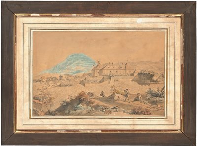 Een van vier uitzichten op Le château d