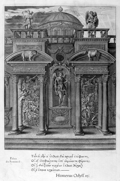 Het huis van de slaap, 1655 door Michel de Marolles