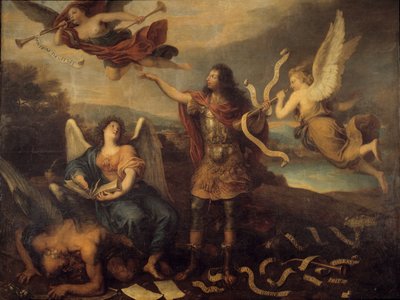 Berouw. Allegorie voor Prins Lodewijk II van Bourbon-Conde, bekend als de Grote Conde (1621-1686) door Michel des Gobelins Corneille