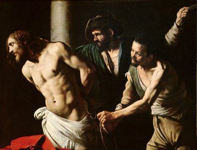 De Geseling van Christus, c.1605-7 door Michelangelo (attr. to) Caravaggio