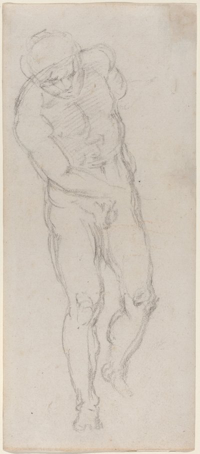 Mannelijk Naakt (recto) door Michelangelo