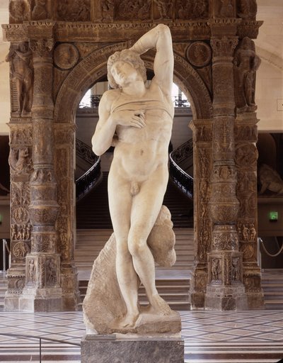 Gevangene, bekend als De Stervende Slaaf door Michelangelo Buonarroti