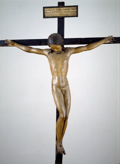 Kruisbeeld, ca. 1492-94 door Michelangelo Buonarroti