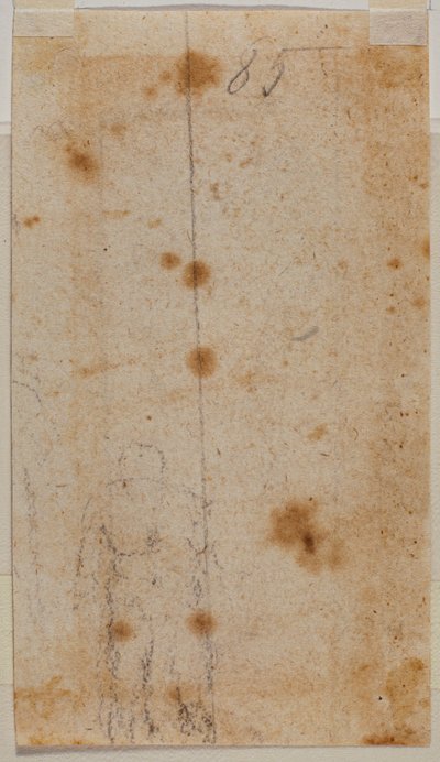 Figurenschets door Michelangelo Buonarroti