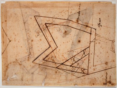 Vestingwerkplan door Michelangelo Buonarroti