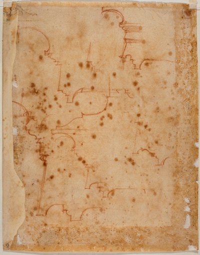 Lijsten voor de Laurentijnse binnenplaats door Michelangelo Buonarroti