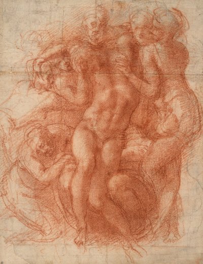 Rouw, c.1530 door Michelangelo Buonarroti
