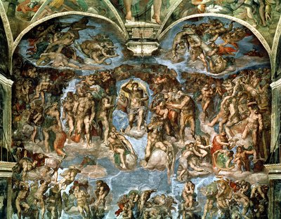 Laatste Oordeel, uit de Sixtijnse Kapel door Michelangelo Buonarroti