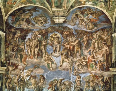 Laatste Oordeel, uit de Sixtijnse Kapel door Michelangelo Buonarroti