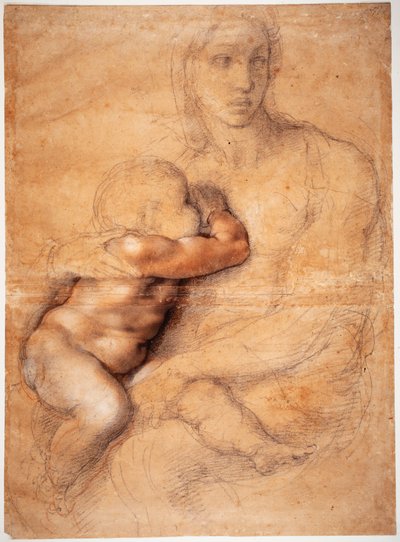 Madonna en Kind door Michelangelo Buonarroti