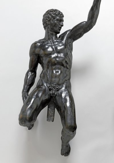 Naakte bacchanten rijden op panters door Michelangelo Buonarroti