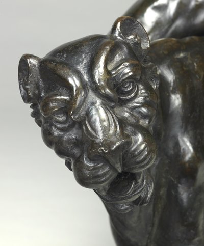 Naakte bacchanten rijden op panters door Michelangelo Buonarroti