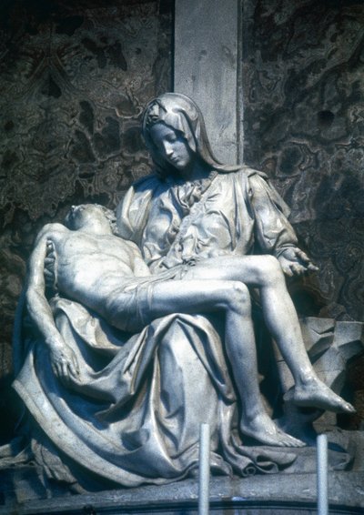 Pietà, 1498-1500 door Michelangelo Buonarroti