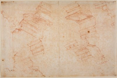 Studies van Romeinse monumenten door Michelangelo Buonarroti