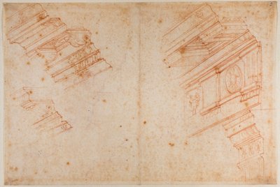 Studies van Romeinse monumenten door Michelangelo Buonarroti