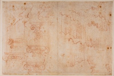 Studies van Romeinse monumenten door Michelangelo Buonarroti
