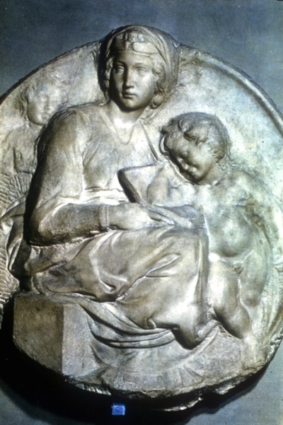 Maagd en Kind door Michelangelo Buonarroti